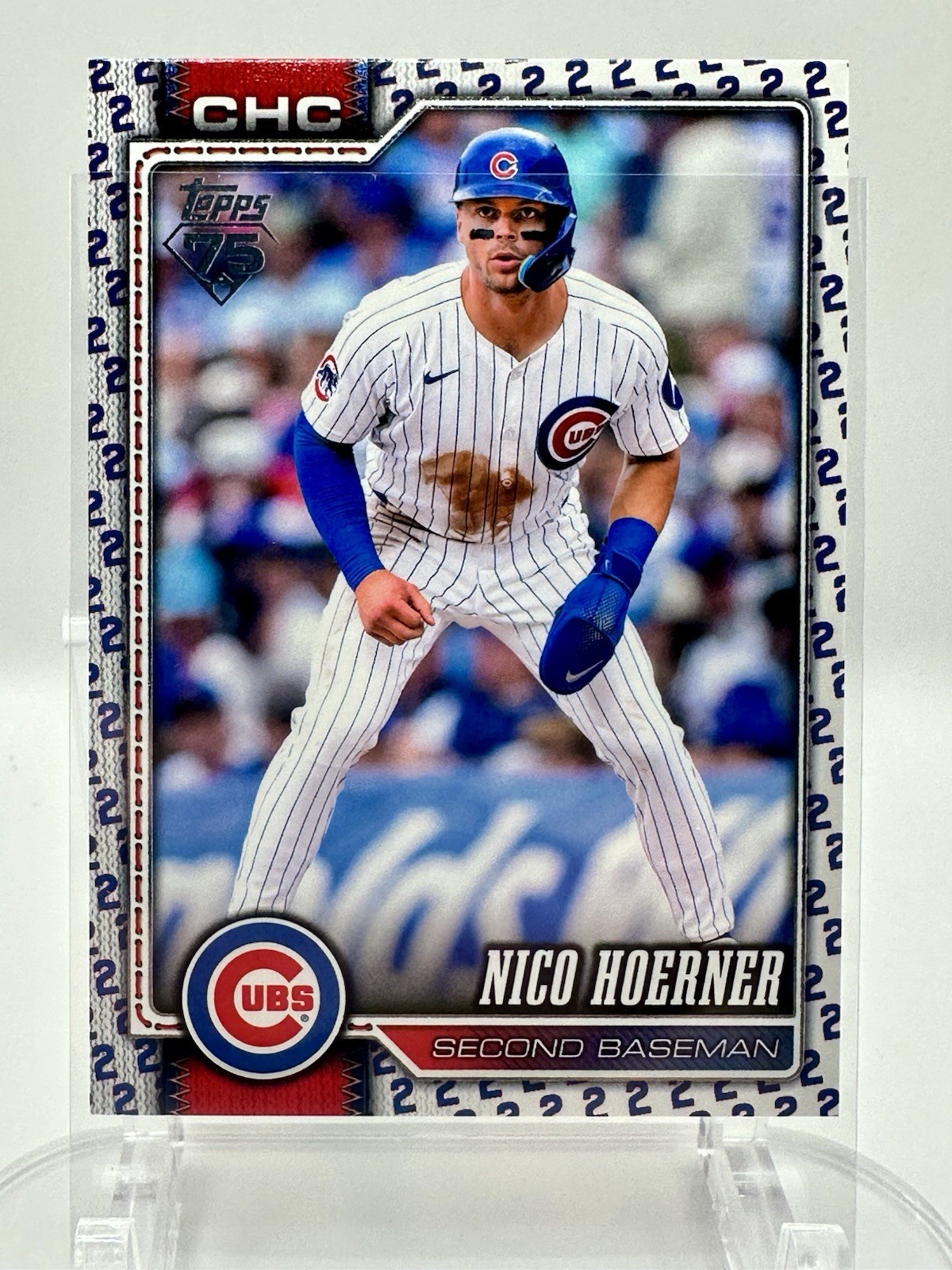 2026 Topps Series 1 #5 Nico Hoerner Player Number Variation Case Hit SSP Cubs