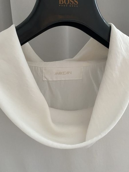 Women Marccain Shirt Beige Viscose 36