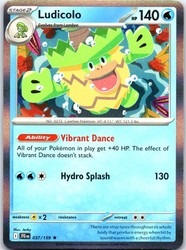 Ludicolo 037/159 Holo Rare Journey Together Pokémon TCG