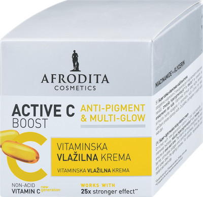 AFRODITA ACTIVE CBOOST Vitamin Hydration Face Cream, 50 ml