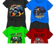 Boys T Shirt and Shorts Set Size 1-2 Y Blue 1 Set Quick Ship US Seller