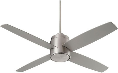 Oslo Collection 52'' Pewter Modern Ceiling Fan in Satin Nickel Finish