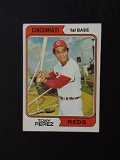 1974 Topps Tony Perez Baseball Card. #230 Cincinnati Reds Hall of Famer...