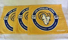 (3) Los Angeles LA Rams vs San Francisco Game Day Rally Towels 01/09/22