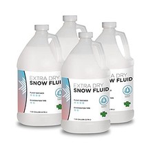 Froggys Flakes - 4 Gallon Case - Snow Machine Juice Fluid - Extra Dry Formula...