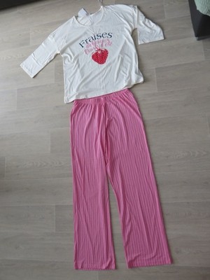 NKD Body Collection Damen Schlafanzug Pyjama Gr. 40/42 neu 50%Baumwolle