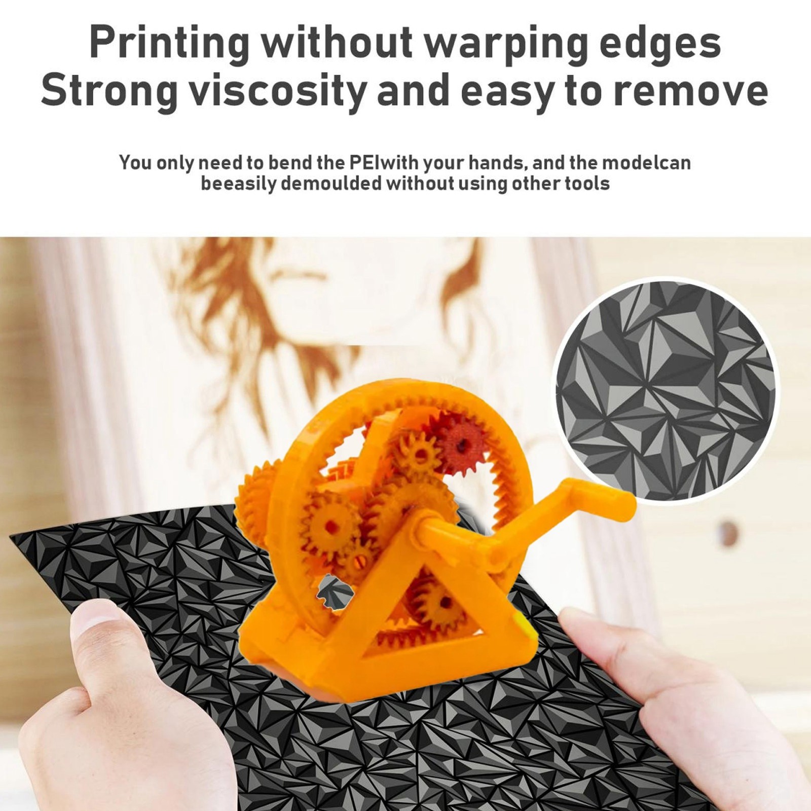 PEI PEO Build Plate Textured Smooth For Mini 3D Printer Sheet Heated Bed