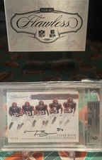 2016 Panini Flawless Rookie Progressions Signatures Tyler Boyd 20/20 BGS 9 