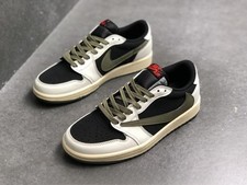 Travis Scott Air Jordan 1 Low OG SP 'Olive' DZ4137-106 Size 4-13