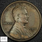 1911 S Lincoln Wheat Copper Cent 1C