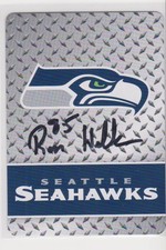 TARJETA DE JUEGO AUTOGRAFIADA RON HELLER SEATTLE SEAHAWS 1990,1992 OREGON STATE