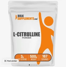 BulkSupplements.com L-Citrulline Powder - Citrulline 1.1 Pound (Pack of 1) 