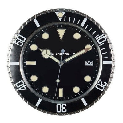 Wall Clock Modern Metal Design Art Wall Clock Home Large Digital Luminescent