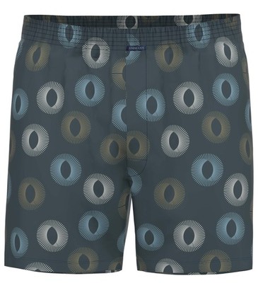 AMMANN Herren Boxer Shorts klassisch 1er-Pack Bio Baumwolle GOTS Organic Gr.6/L