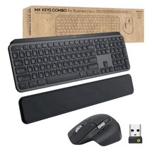 Brand New Logitech MX Keys Combo for Business Gen 2 Wireless Keyboard Mouse