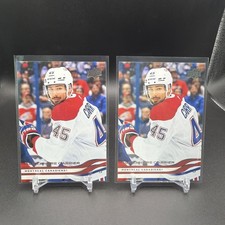 2025-26 Upper Deck Series 1 #91 Alexandre Carrier Montreal Canadiens (2) Cards