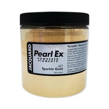 Jacquard Pearl Ex Pigment Powder 4oz Sparkle Gold Loose Mica Powder Epoxy Resin