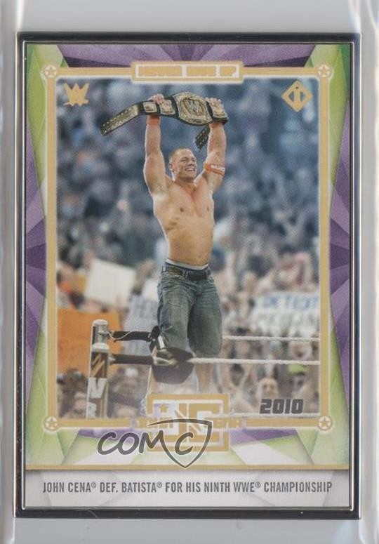 2020 Topps Transcendent Collection Superstar Tribute /50 John Cena #JCRP-22 g2u
