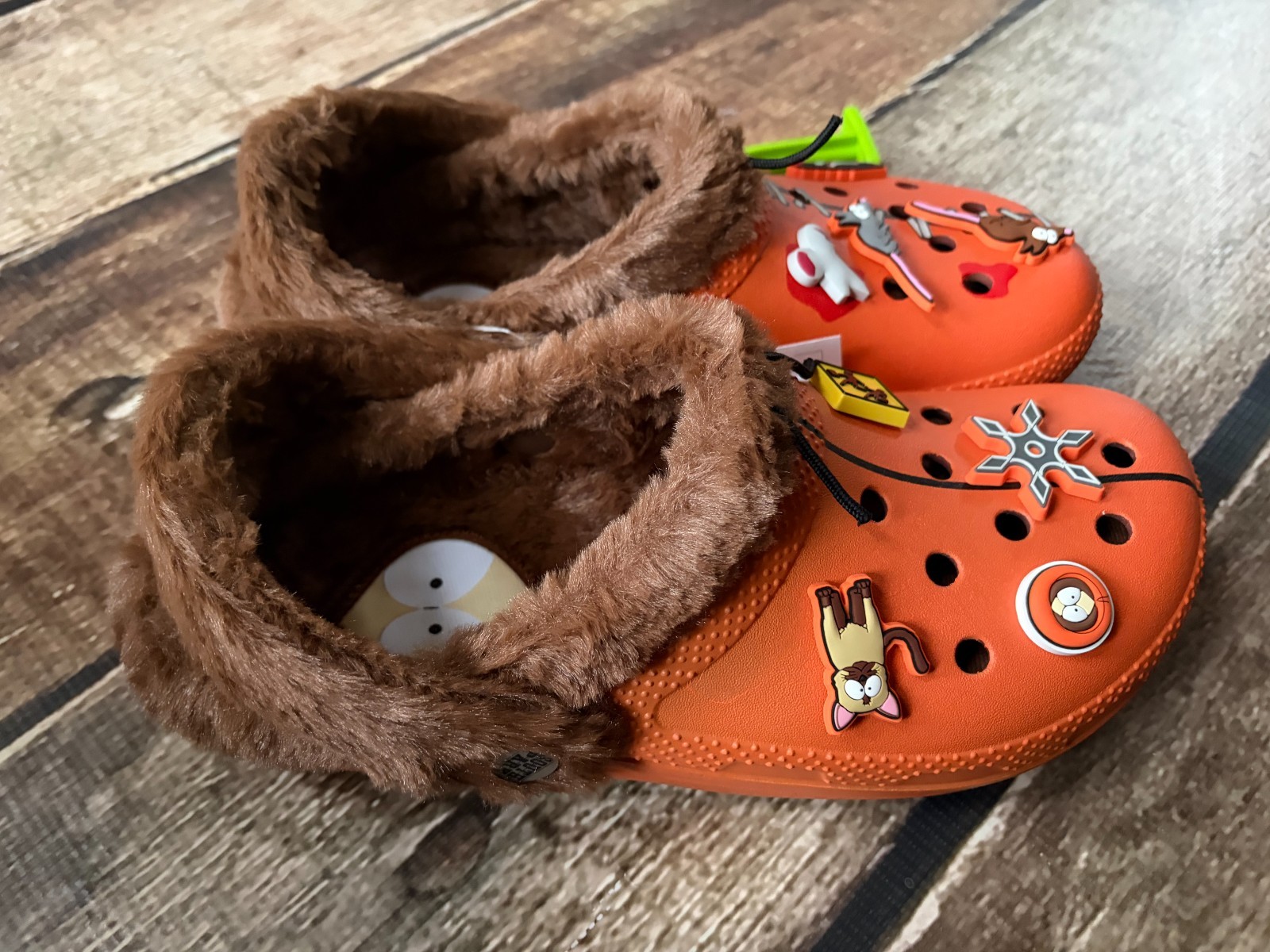 CROCS SOUTH PARK CLASSIC CLOG KENNY FUR LINED MENS 8 WOMENS 10 NEW IN BAG image 7