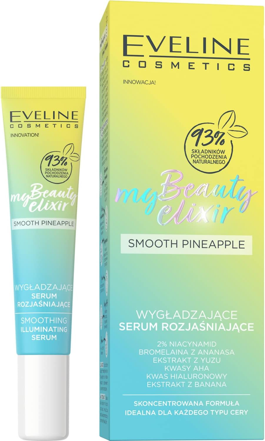Eveline My Beauty Elixir Siero Levigante Illuminante Ananas 20ml