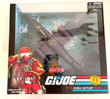 Hasbro G.I. Joe 25th Anniversary  Cobra Rattler with Wild Weasel Pilot Action