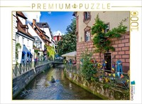 Calvendo Puzzle Freiburg Old Town With Brooks | 1000 Pieces, Finished Size 25.2