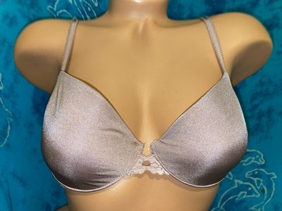 Victoria s Secret Dream Angels IPEX Beige Nude Lace Lined Demi T-shirt Bra 36B