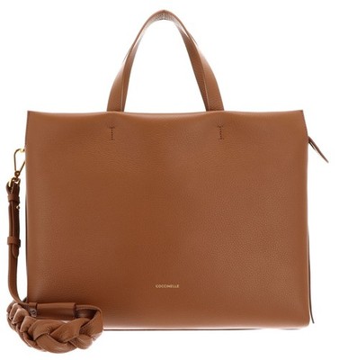 COCCINELLE Boheme Handbag Grained Leather Handtasche Schultertasche Cuir