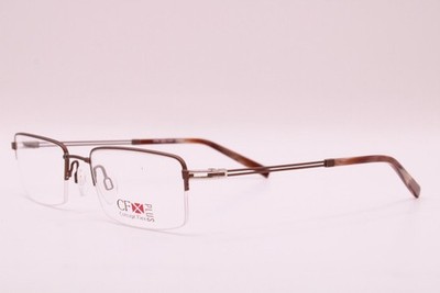 NEW CONCEPT FLEX CFX CX11403 COLOR-BR BROWN HORN AUTHENTIC EYEGLASSES 53-20