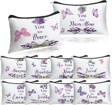10 Pcs Valentine Day Christian Gifts for Women Faith Religious Makeup Bag Inspir