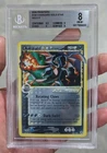 Nintendo 2006 Pokemon EX Dragon Frontiers Charizard Gold Star Holo 100/101 BGS 8