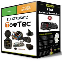 Elektrosatz 7-Pol Spezifisch für Fiat Talento Kasten/Bus 06.2016-Jetzt Inkl. EBA