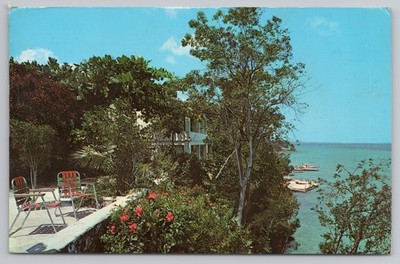 Hibiscus Lodge on Ocean in Ocho Rios Jamaica c1968 Postcard