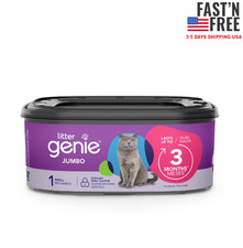 Litter Genie Cat Litter Disposable Jumbo Refill, Lasts up to 3 Months, 21 ft