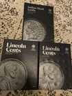 Indian Eagle Lincoln Cent Whitman Album 1857  1-2 1909 1975 Folder Book Lot Of 3