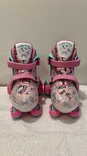 Roller Derby EZ Roll Hello Kitty Riller Skate 11-12 Youth Adjustable Quad Pink