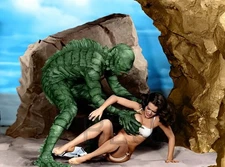 Creature from the Black Lagoon Attacks 14 x 11"  Photo Print