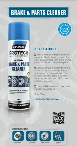 Dy-Mark Protech Brake and Parts Cleaner 400g 42035001 - Picture 2 of 2