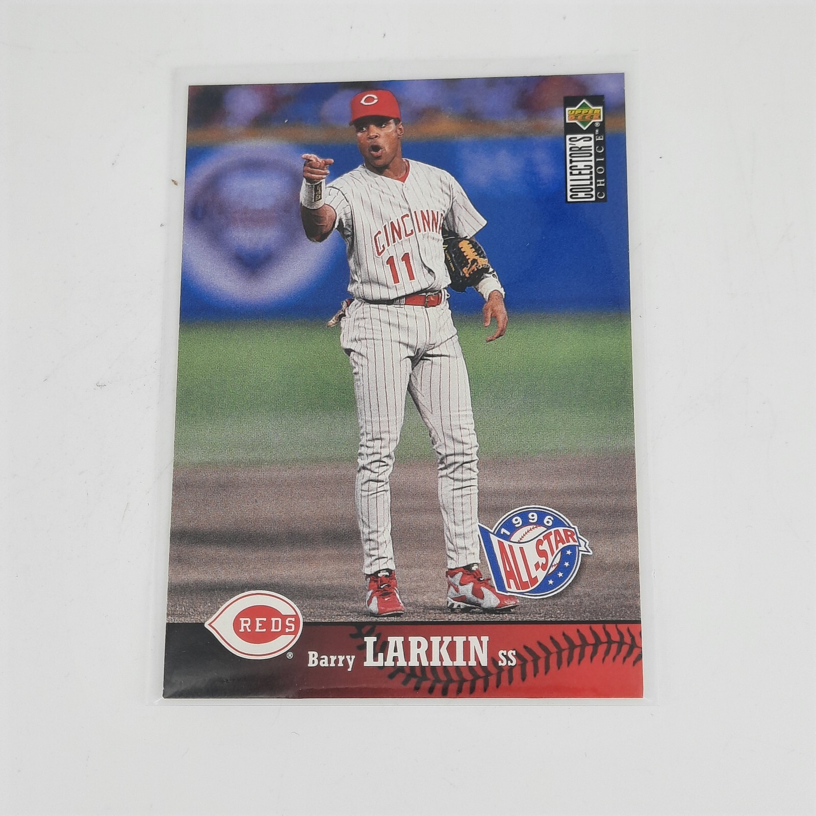 1997 Collector's Choice Barry Larkin #80  AS Cincinnati Reds