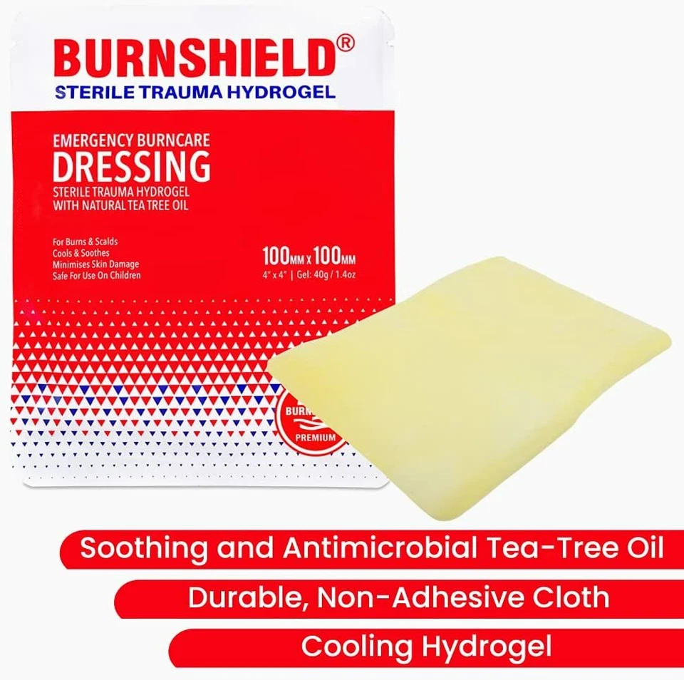 Burnshield Burn Dressing 4" X 4" Sterile Hydrogen - 2-6 Pack - Image 2 of 4
