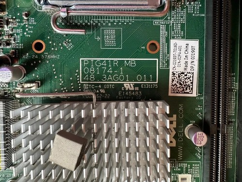 Dell Inspiron One 19 Motherboard with Intel Celeron E3300 2.5GHz CPU, 0J190T - Picture 4 of 6