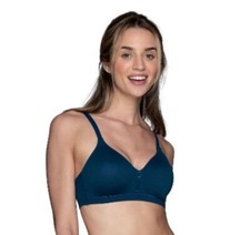 Vanity Fair 72282 Beyond Comfort Full Coverage Wire-Free Bra Endless Blue 38C