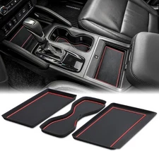 Auovo Center Console Mats for Nissan Frontier 2022 2023 2024 2025 Accessories