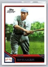 2011 Topps Lineage #90 Tris Speaker Boston Red Sox HOF