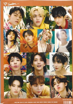Seventeen Photo Poster Collection (10P Pack) (A4 Size) K-POP