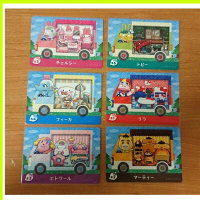 Animal Crossing amiibo card all 50 & Sanrio x6 & sticker plus