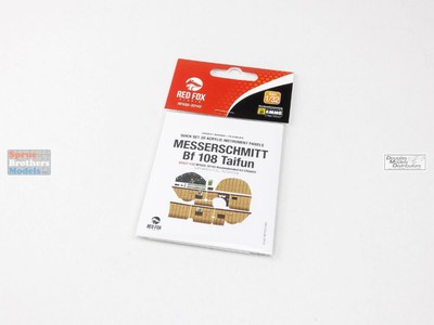 RFSQS32142 1:32 Red Fox Studio Instrument Panels - Bf108 Taifun (EDU kit)