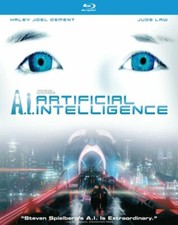 AI ARTIFICIAL INTELLIGENCE New Sealed Blu-ray Haley Joel Osment Jude Law