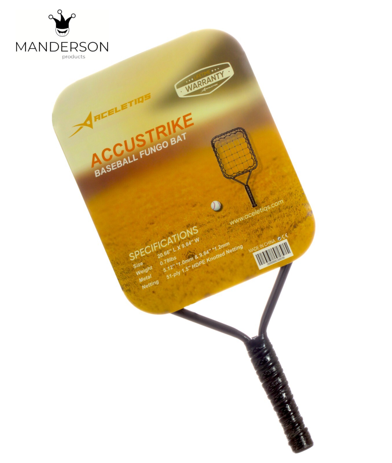 Aceletiqs Accustrike Fungo Bat Baseball Practice Ground Ball Trainer