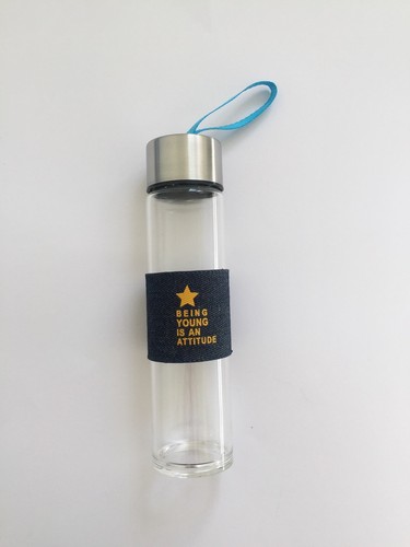 borosilicate glass watter bottle 450ml - Picture 5 of 5